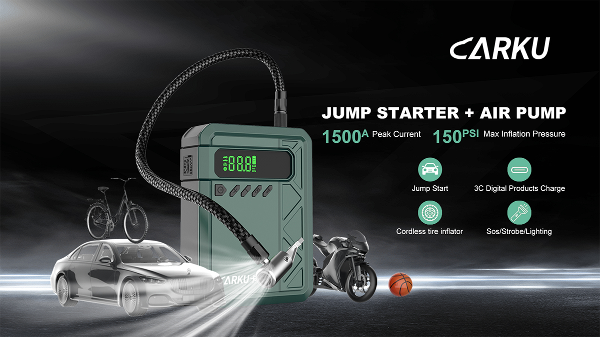 Stranded in Winter Emergencies? Carku’s Car Jump Starter Has Your Back!