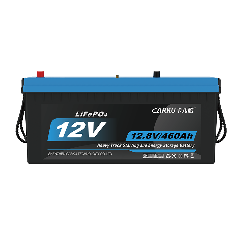 CARKU 12V Lithium Iron Phosphate Battery for Heavy-Duty Trucks