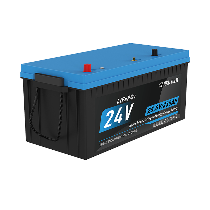 CARKU 24V Lithium Iron Phosphate Battery for Heavy-Duty Trucks