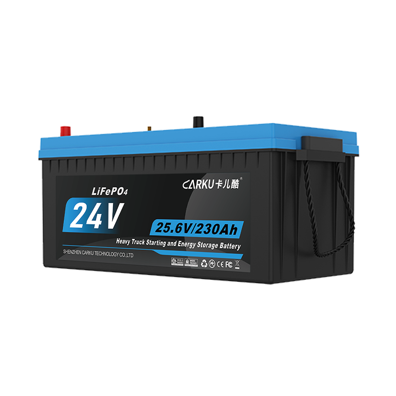 CARKU 24V Lithium Iron Phosphate Battery for Heavy-Duty Trucks