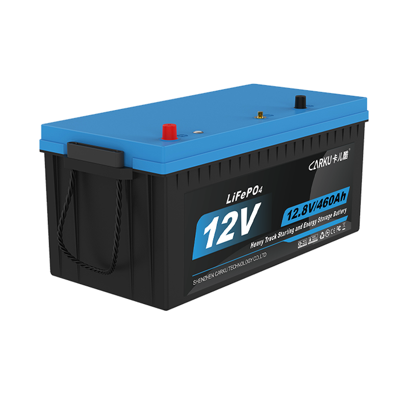 CARKU 12V Lithium Iron Phosphate Battery for Heavy-Duty Trucks