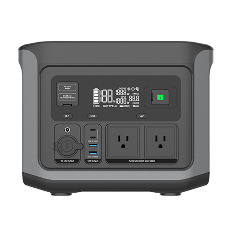 460.8Wh/600W Portable Power Station