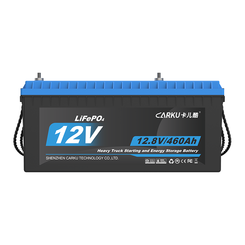 CARKU 12V Lithium Iron Phosphate Battery for Heavy-Duty Trucks