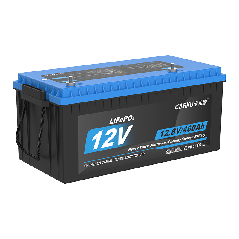 CARKU 12V Lithium Iron Phosphate Battery for Heavy-Duty Trucks