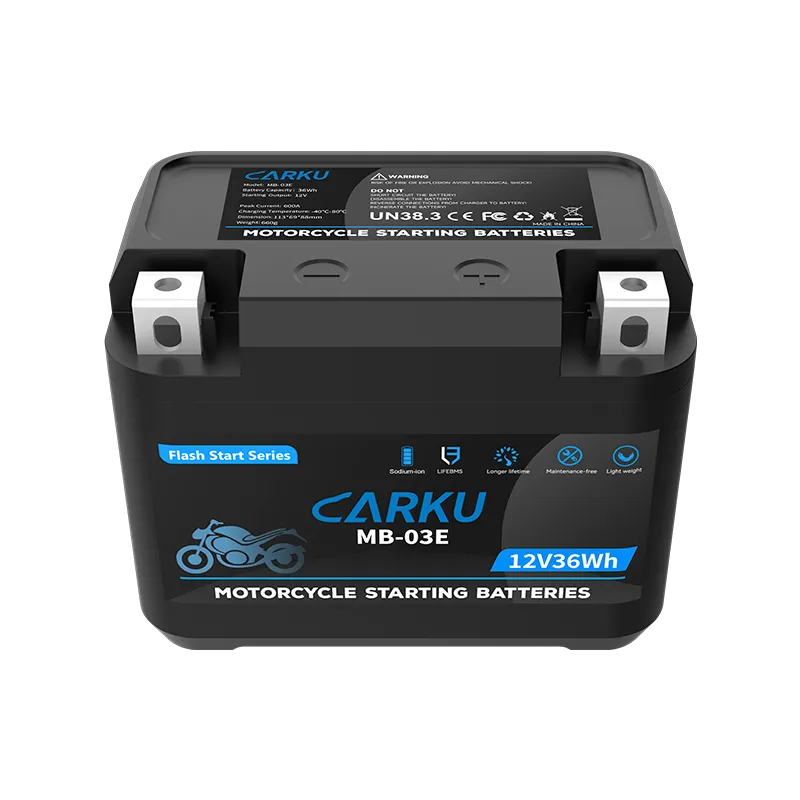 CARKU 12V Starting Battery for Motorcycles