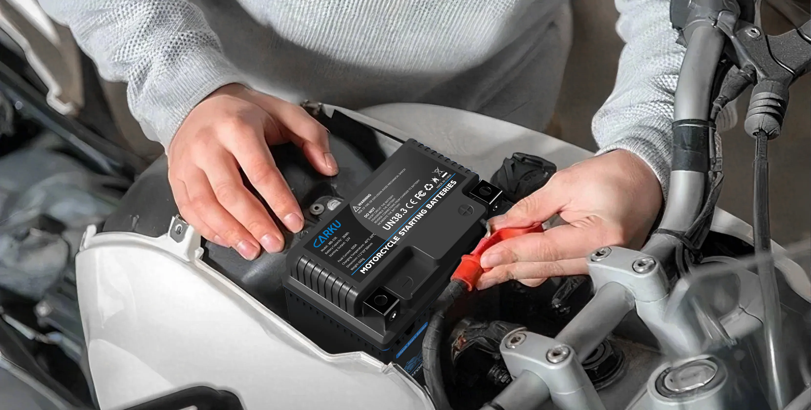 12V Starting Battery Ideal for Scooters & Small Motorcycles