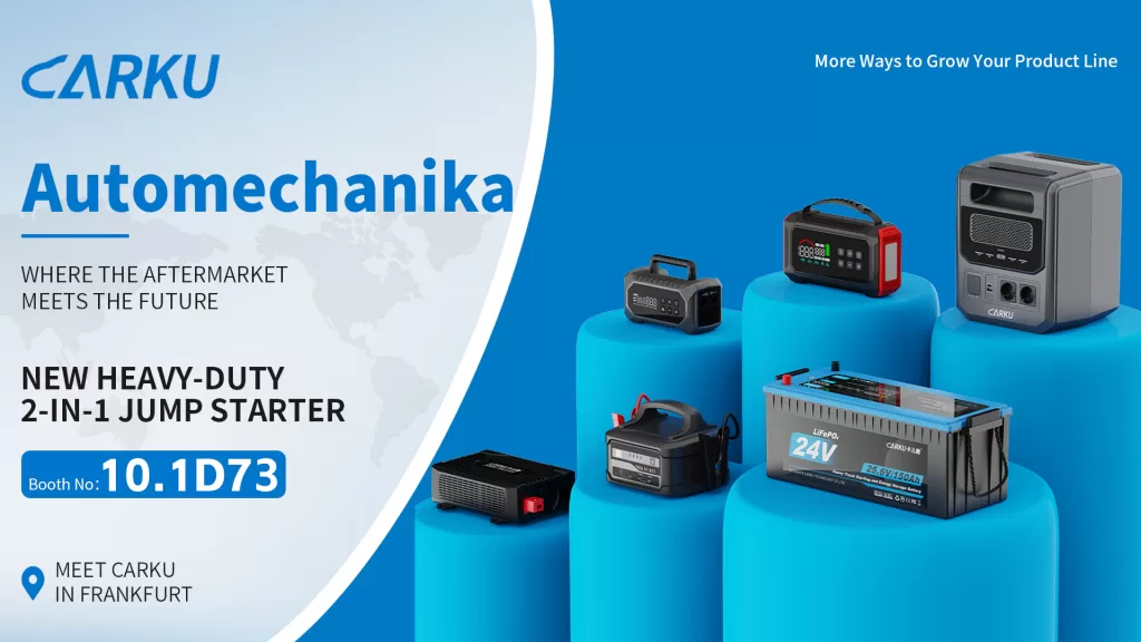 CARKU to Debut Next-Gen Sodium-Ion Jump Starters at Automechanika Frankfurt 2026