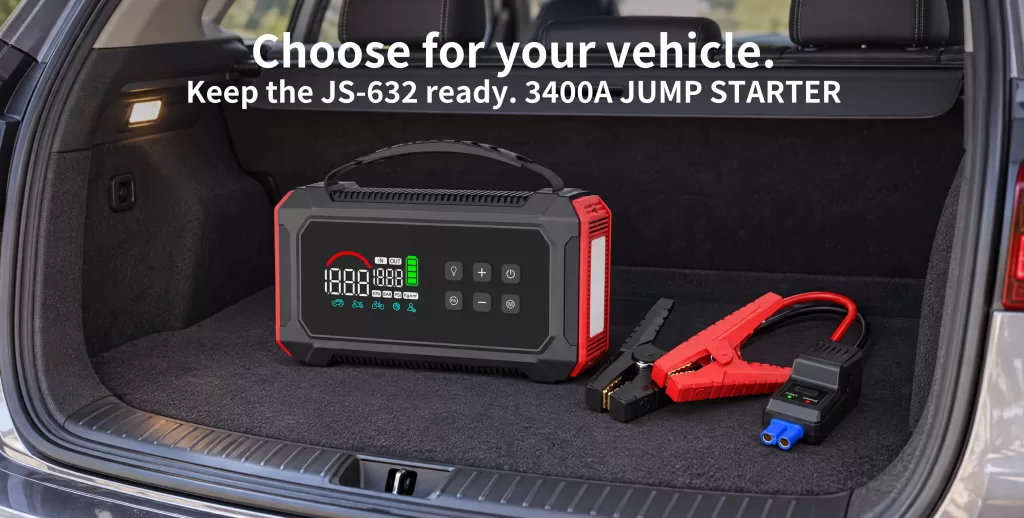Stranded With a Dead Battery or Flat Tire? CARKU to Debut JS-632 3400A All-in-One Jump Starter at Canton Fair 2026